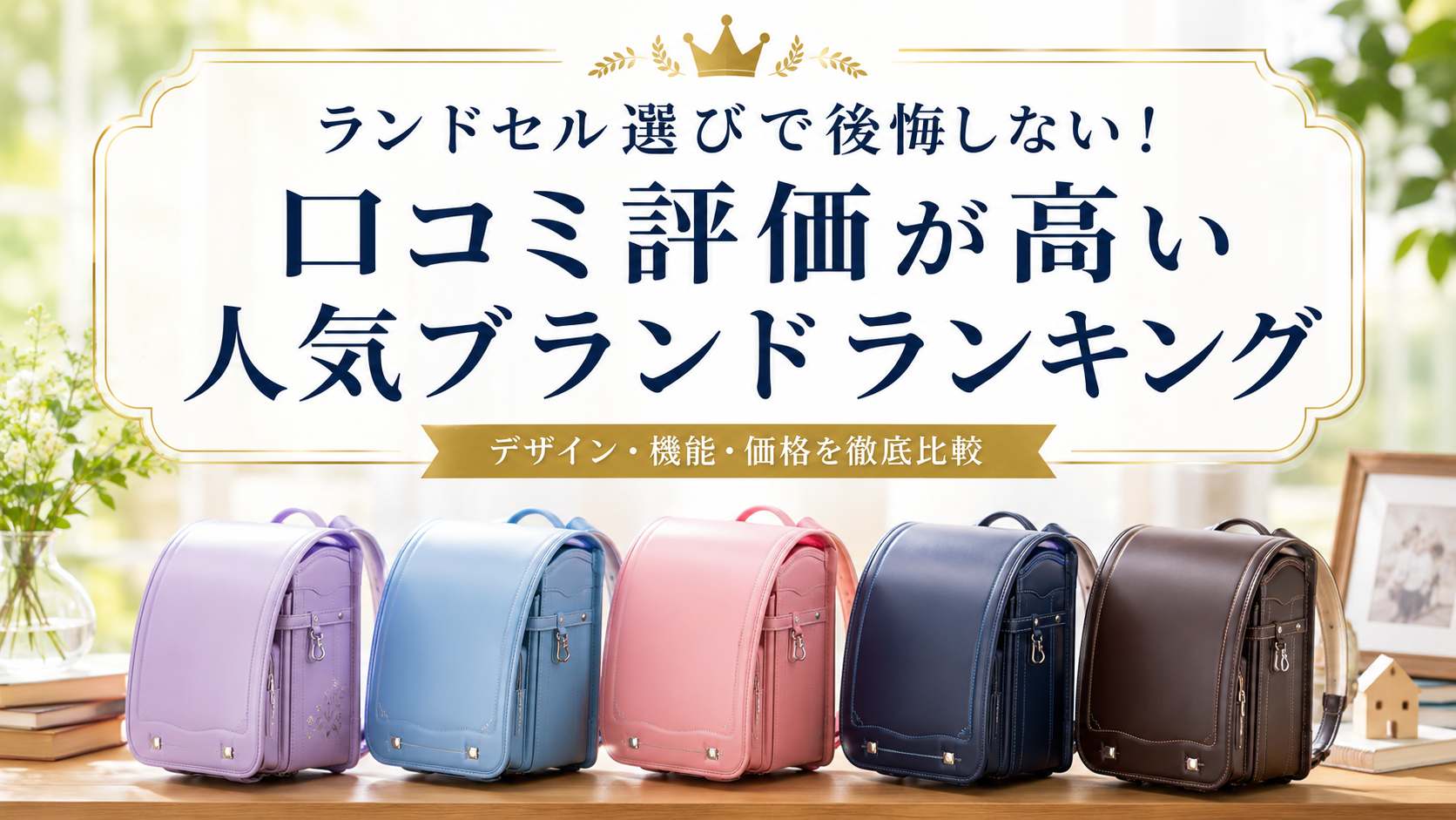 ランドセル選びで後悔しない!口コミ評価が高い人気ブランドランキング