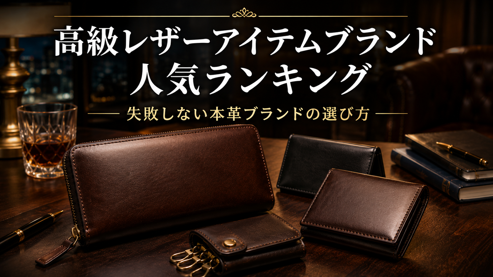 高級レザーアイテムブランド人気ランキング|失敗しない本革ブランドの選び方