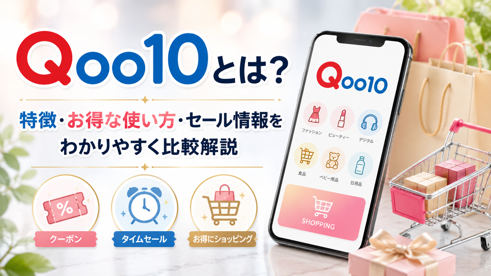 Qoo10とは？特徴・お得な使い方・セール情報をわかりやすく比較解説